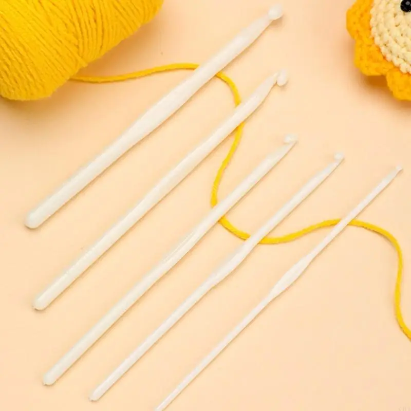 C1FA 9PCS ACRYLICS CROCHET HOUC
