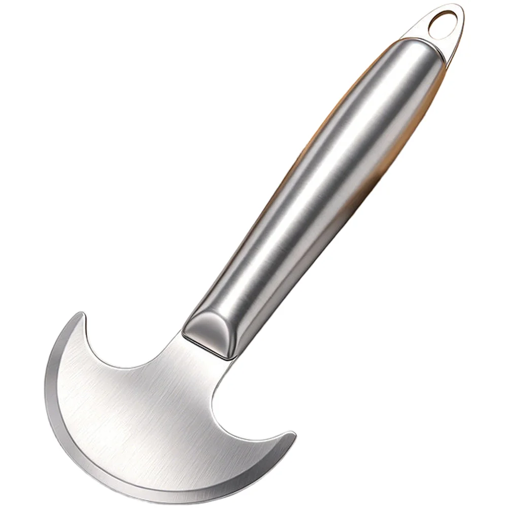 Stainless Steel Scraper for Kitchen Use on Ceramic Glass and Metal Surfaces Without Causing Scratches or Damage