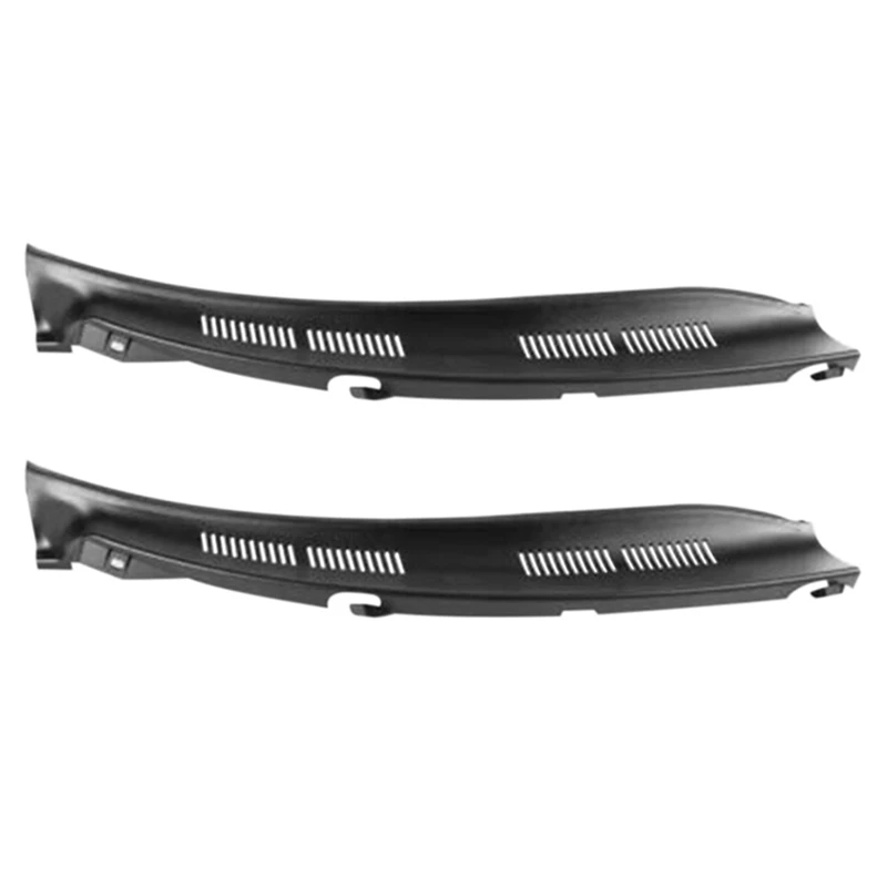 2X Front Right Windshield Wiper Cowl Trim Water Deflector Plate Neck Trim Panel For Mercedes Benz E-Class W210 1996-2002