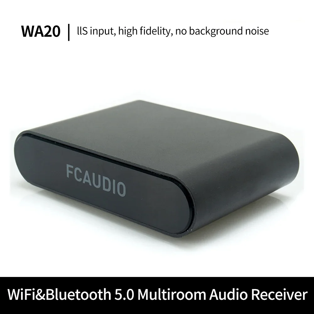 WA20 Hi-Fi Audio Amplifier, 50Wx2 Bluetooth 5.0 Receiver, Wireless USB Music Player with STA350BW Chip for Home Theater Speakers