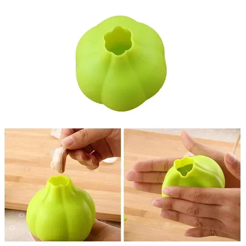 

Silicone Garlic Peeler Garlic Skin Remover Keeper Garlic Roller Peeling Kitchen Tools
