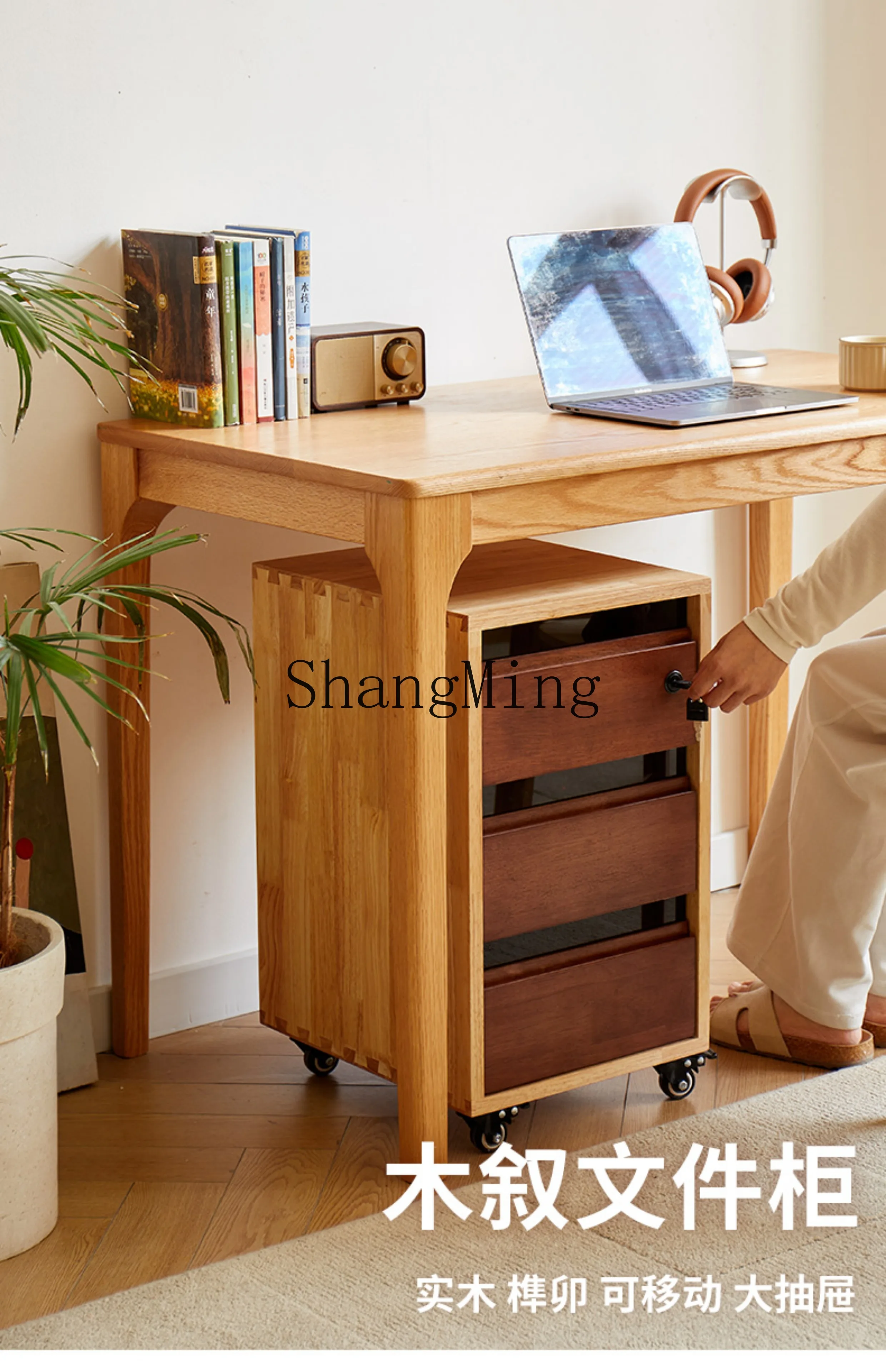 ZYY exquisite fashion medium and ancient style removable file storage locker small apartment finishing three-bucket cabinet