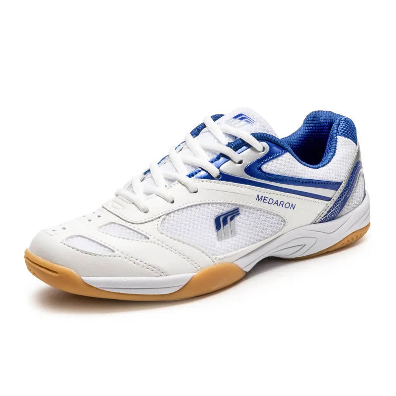 New Professional Table Tennis Shoes Men Women Anti Slip Badmintons for Couples Blue Red Light Weight Badminton Sneakers