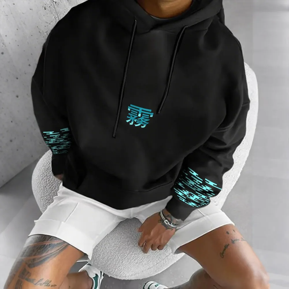 귀멸의 칼날: 키메츠노 야이바 남성 후드티 스웨트셔츠 토미오카 기유 애니메이션 봄 가을 소년 긴팔 부모-자녀 의상