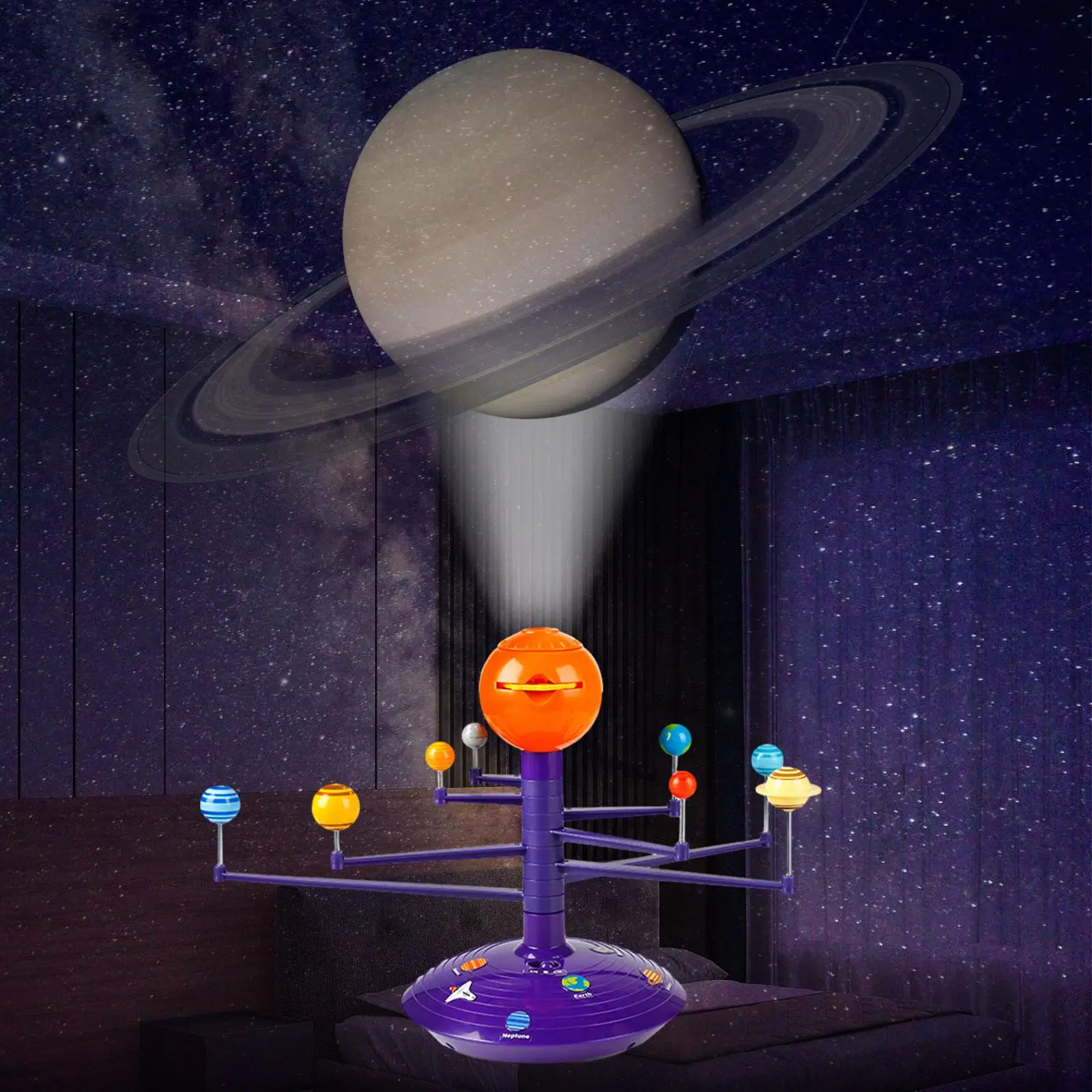 Voice Projection Toy Scientific Solar System with DIY Party Astronomy