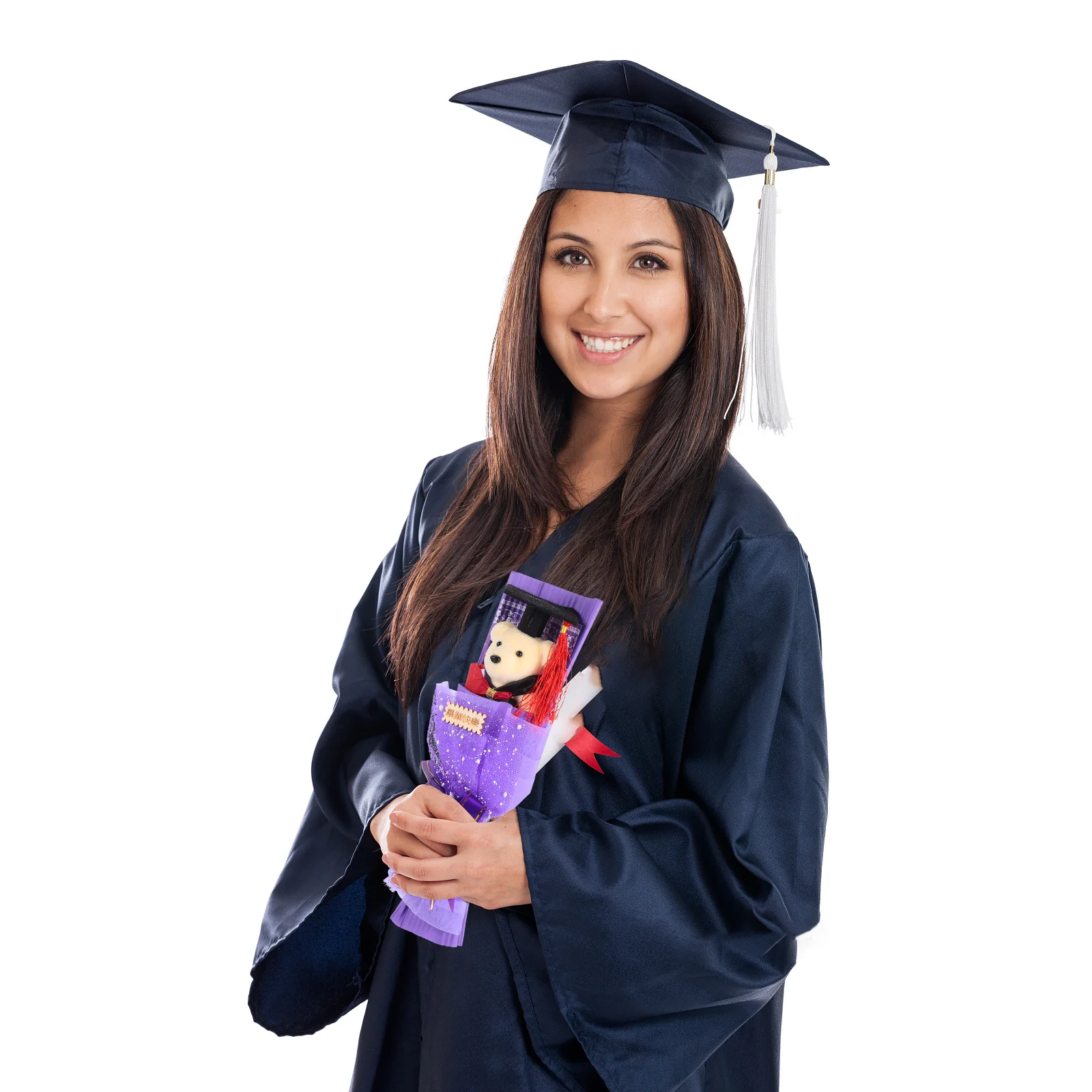 

1Pcs Graduation Bear Bouquet Premium Safe Material Graduation Ornament Gift for Car Home Office Graduates Bear Bouquet