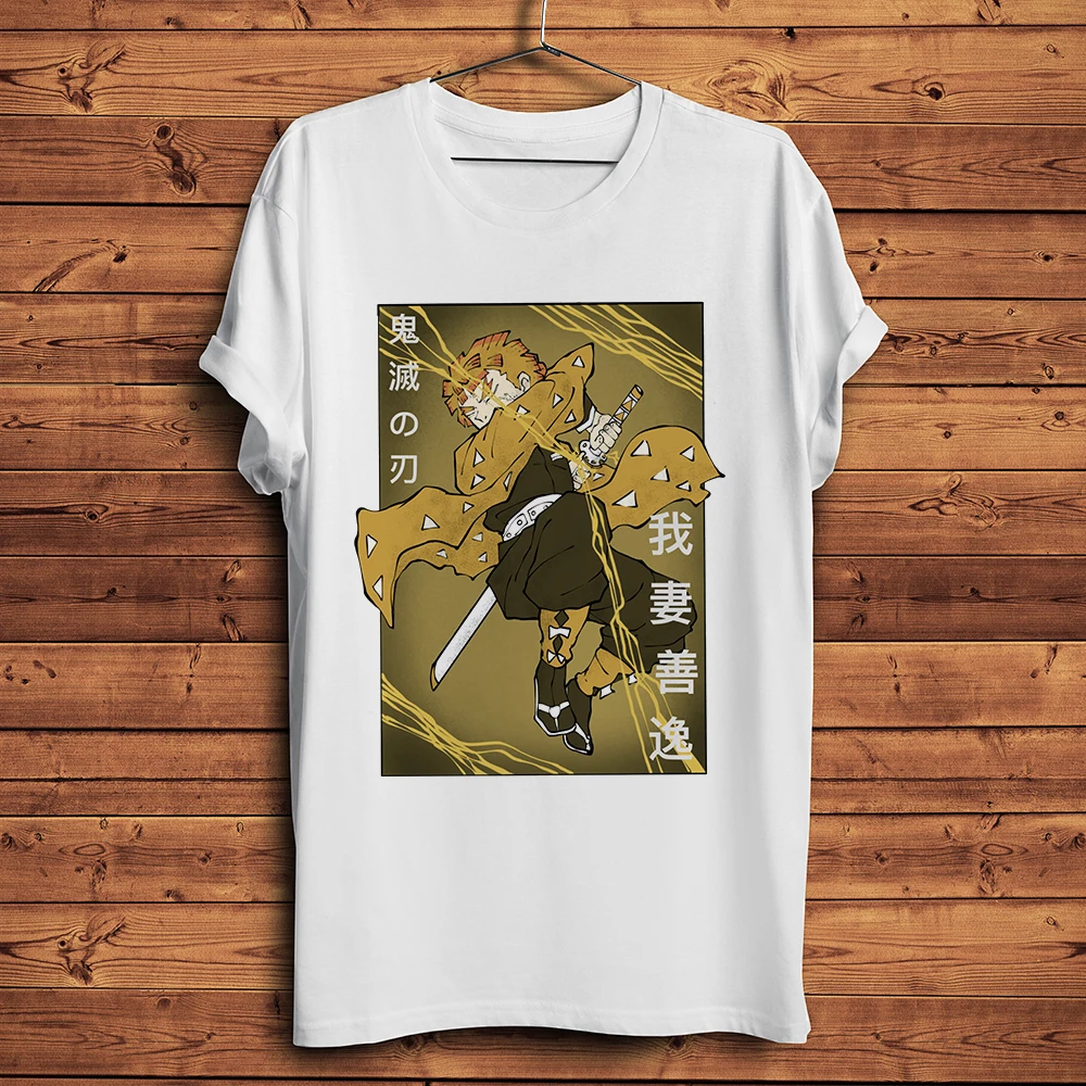 Tsugikuni Yoriichi Tanjirou Zenitsu Inosuke funny anime t-shirt men casual unisex streetware Kimetsu no Yaiba gift tee