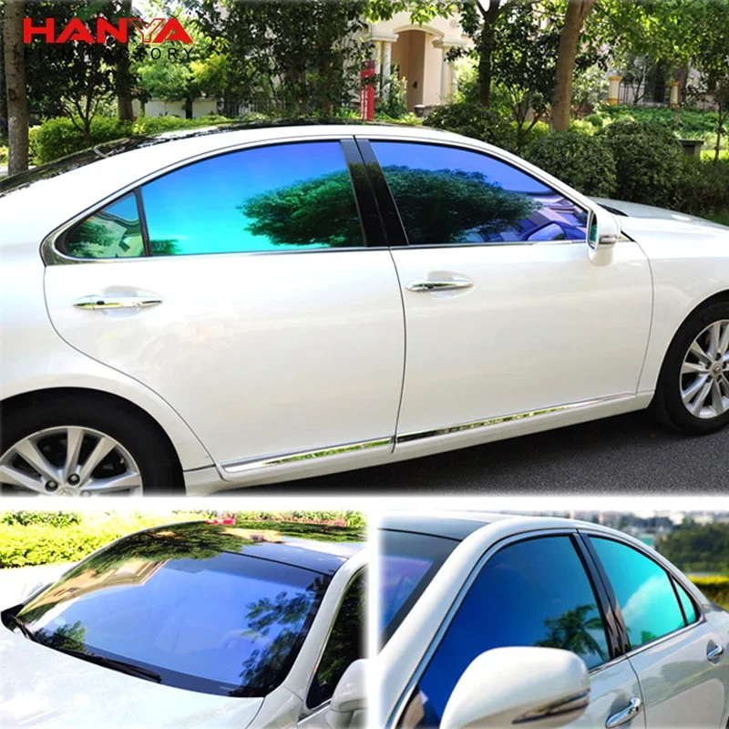 Solar Film Glass Protection Chameleon Car Window Film  Sun Control Window Film With Chameleon Purple Color