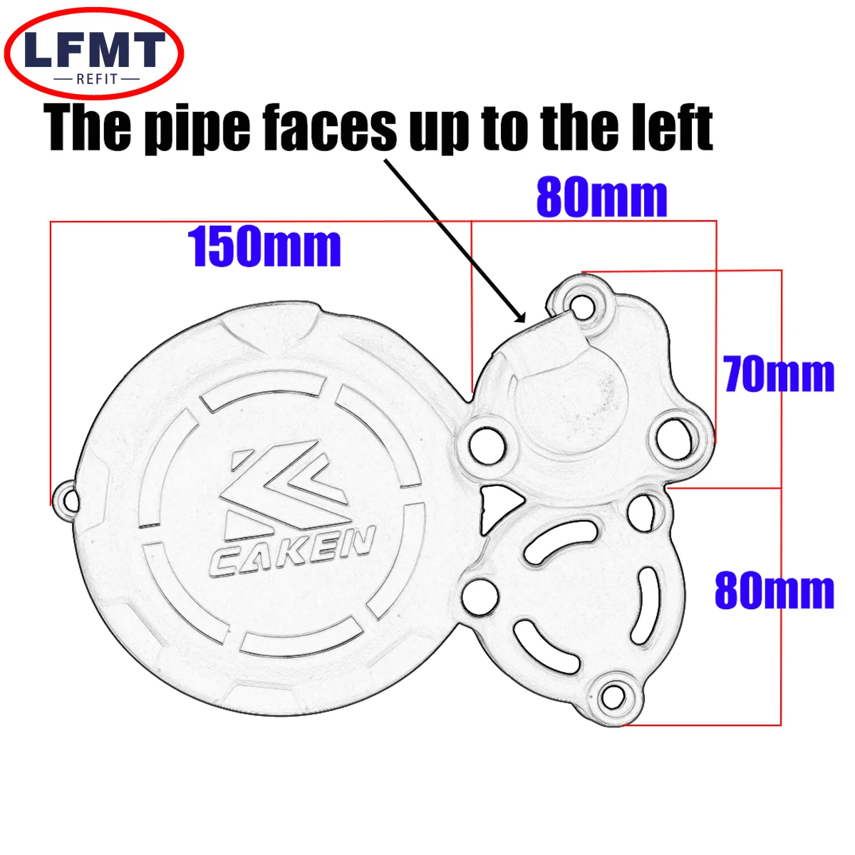 Motorcycle Magnetic Motor Clutch Driver Sprocket Engine Protection Cover For ZONGSHE NCBS300 NCBS 300 BOSUER BSE, M6 J1 X6 2024