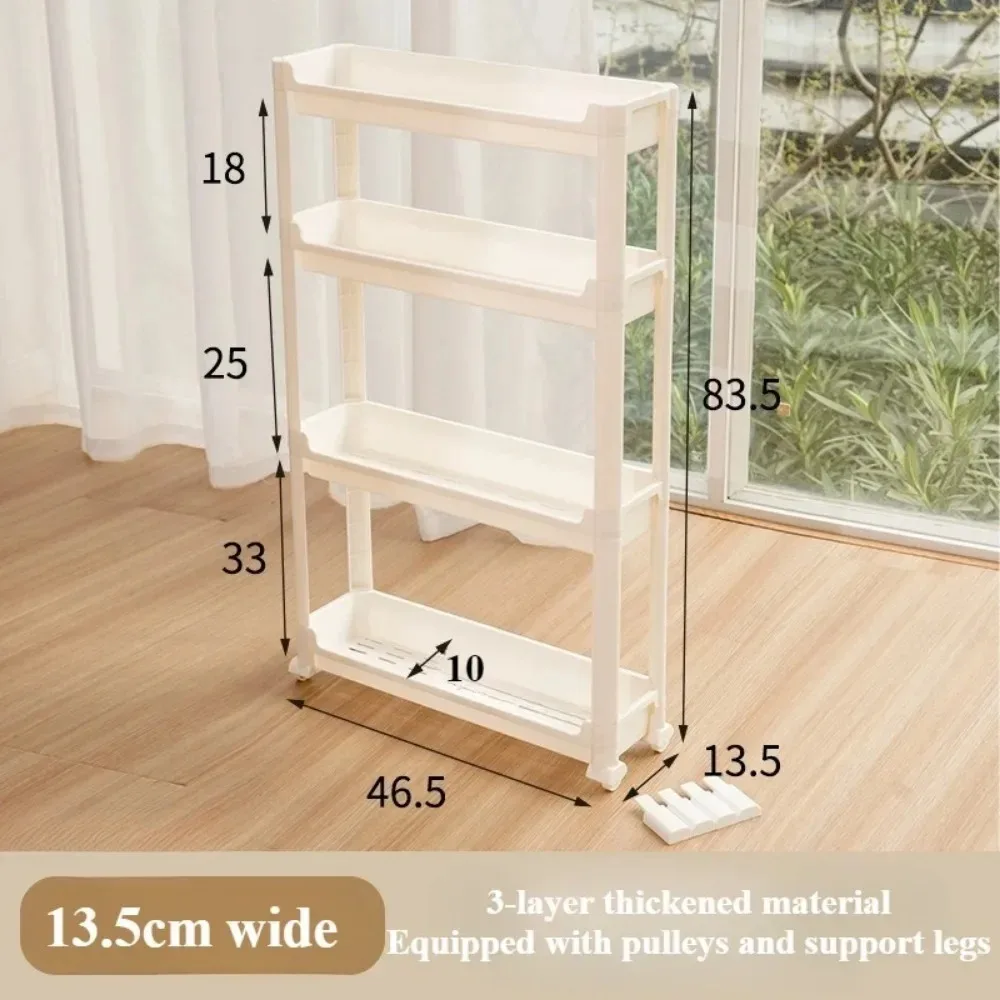 Narrow Kitchen Storage Trolley 6