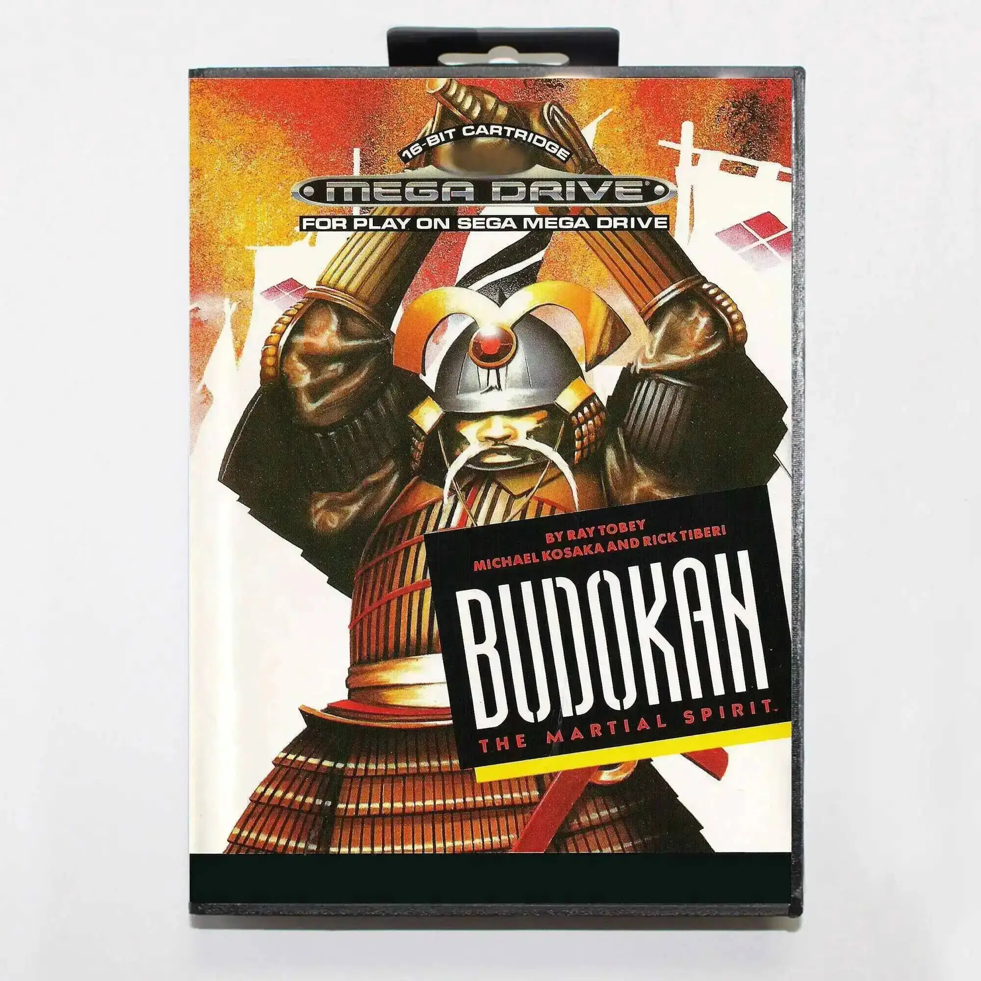 Tarjeta de juego Budokan MD con caja EUR para sistema Sega Megadrive Genesis de 16 bits