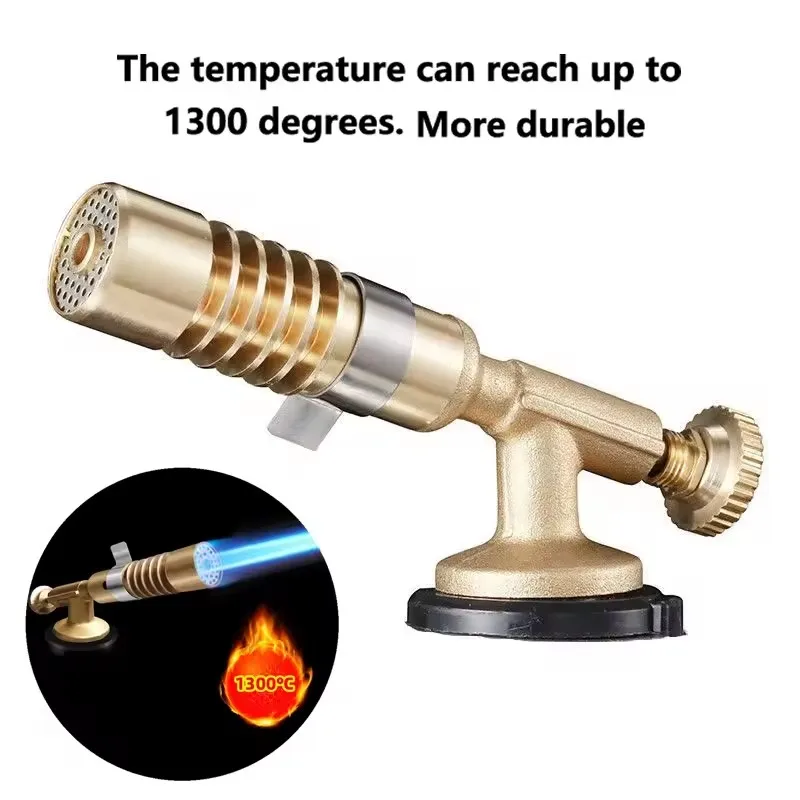 Portable Welding Torch Gas Burner High-temperature Brass Copper Gas Cutting Torch Brazing Propane Weld Pipeline Flame Gun