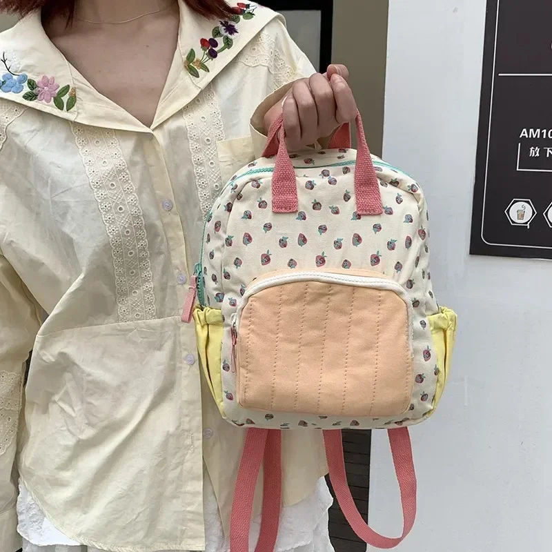 Mochilas versátiles con estampado de nailon para mujer, morral escolar juvenil de gran capacidad, diseño de alta calidad, 2024