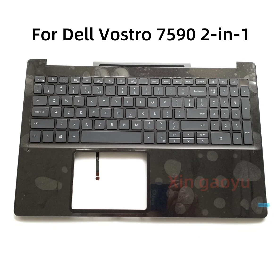 

Original New For Dell Vostro 7590 2-in-1 Palmrest US Keyboard Assembly 0WNTTJ WNTTJ