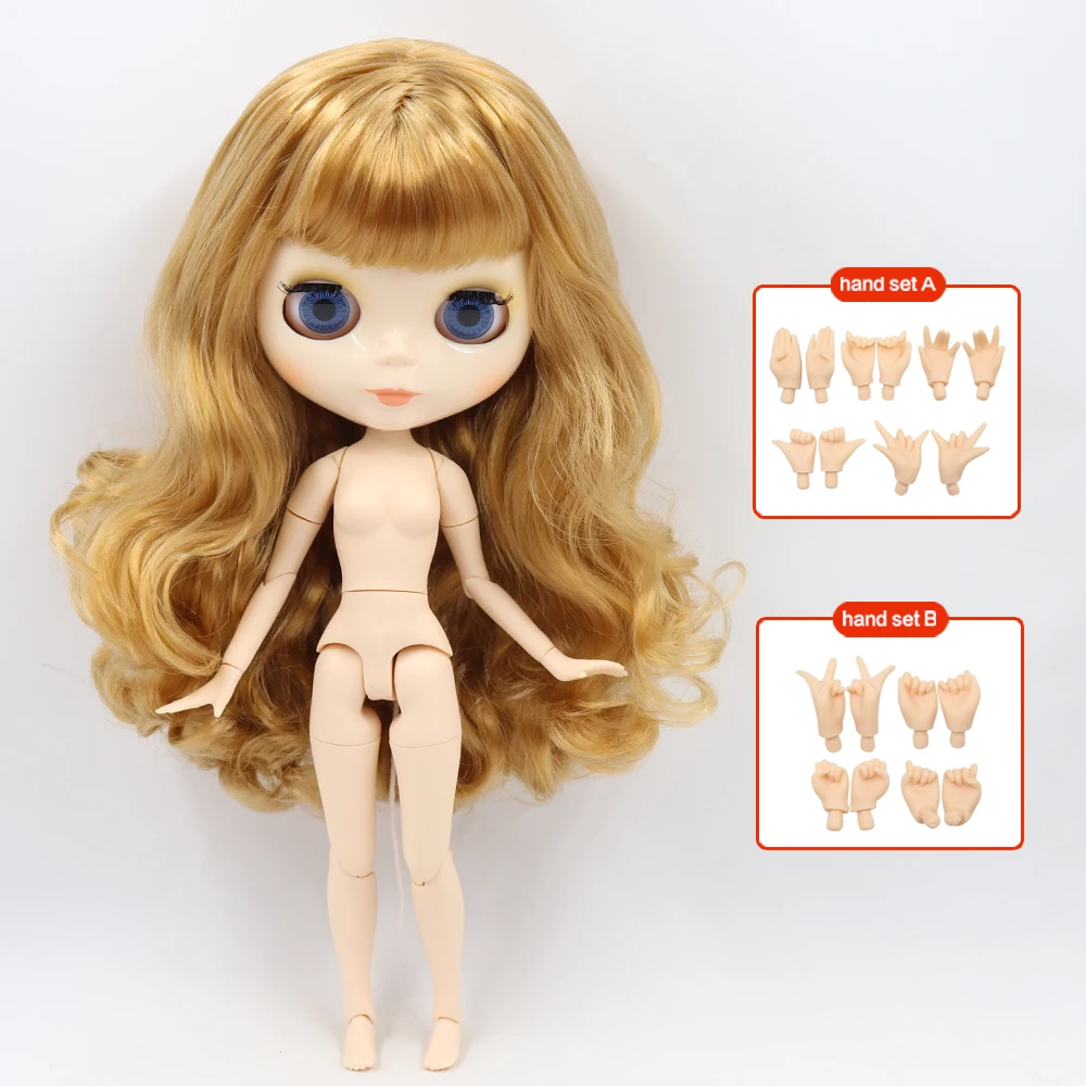 ICY DBS Blyth Doll Joint Body 30CM BJD Toy White Shiny Face and frosted Face with Extra Hands AB and Panel 1/6 DIY Fashion Doll image 3