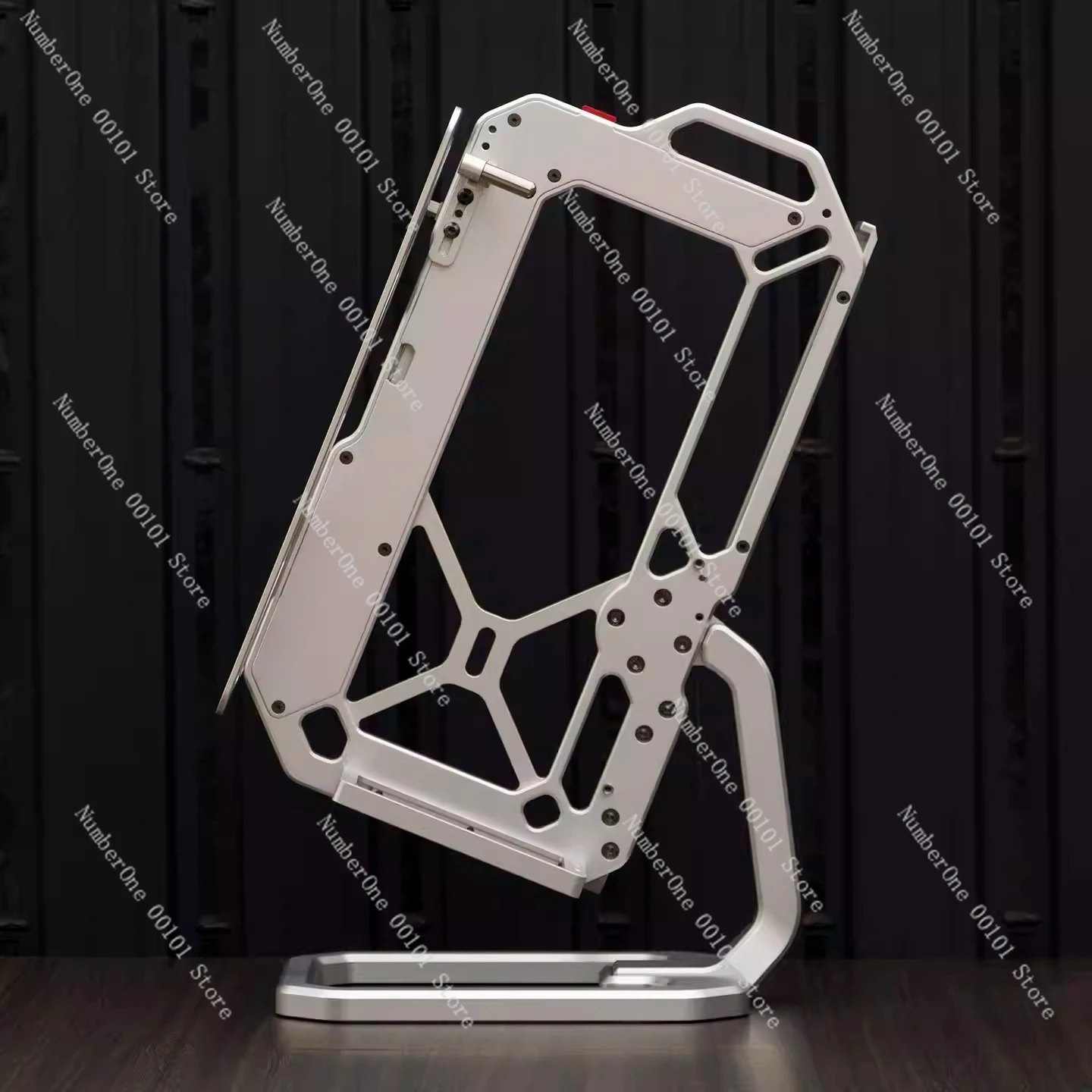 Open ITX Aluminum Alloy Computer Rack Case SFX Adjustable Elevation Angle Desktop Games Mini High End