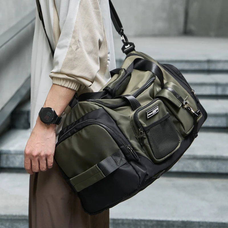 Travel Backpack Men Large Capacity Hiking Backpacks For Men Multifunction Laptop Handbags Duffel Dry Wet Separation Gym Bag Male