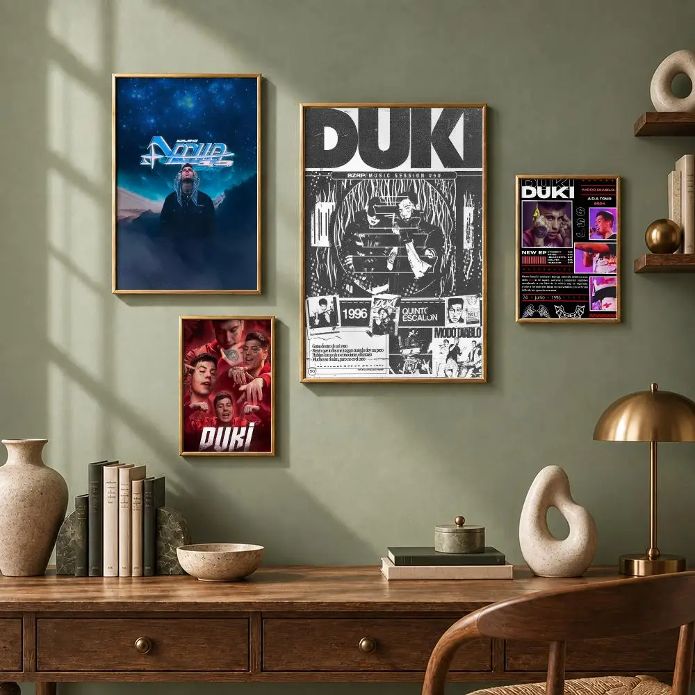Trending Rapper D-DukiS Poster HD Self-Adhesive No Residue After Removal Ideal for All Kinds of Wall Decor