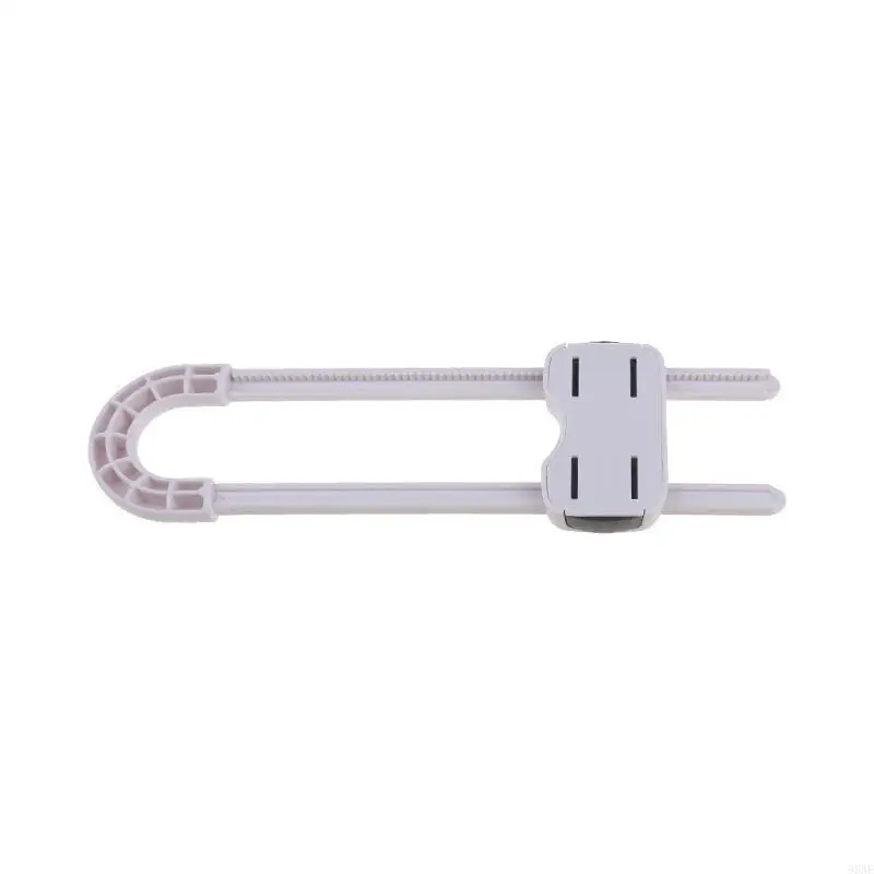 95AE قفل أمان للأطفال يمنع الطفل من فتح درج خزانة خزانة باب U شكل قفل أمان للأطفال للحماية