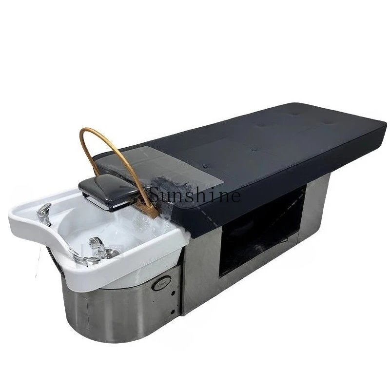 

Intelligent electric stainless steel push-pull bed barber shop special massage massage