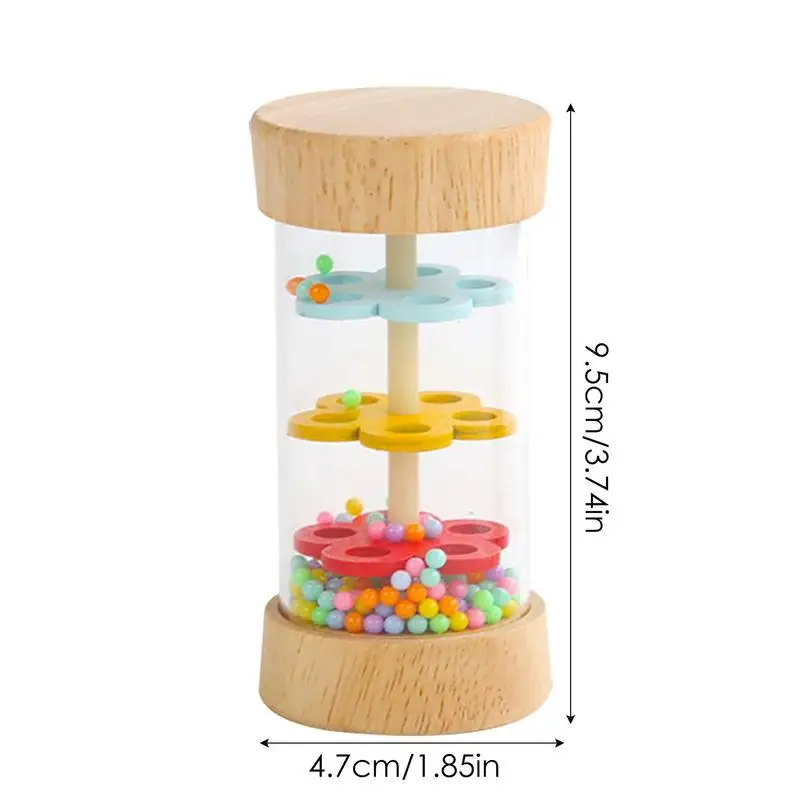 Rain Stick Toy Rattle Shaker Development Sensory Auditory Baby Musical Instrument Toy Montessori Musical Toys