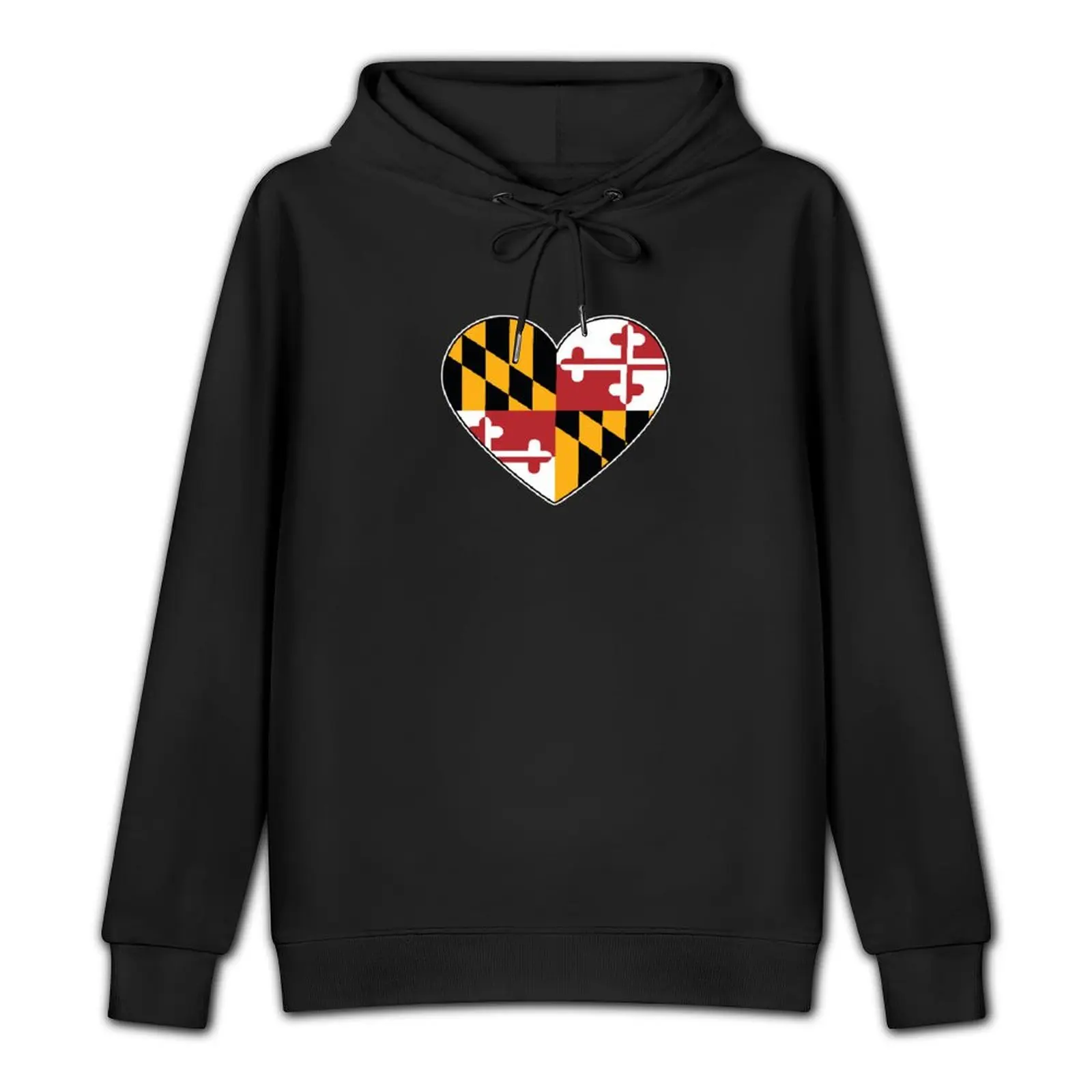 Maryland Flag Heart for anyone who loves Maryland and the Maryland State Flag. Pullover Hoodie japanese style mens hoodies