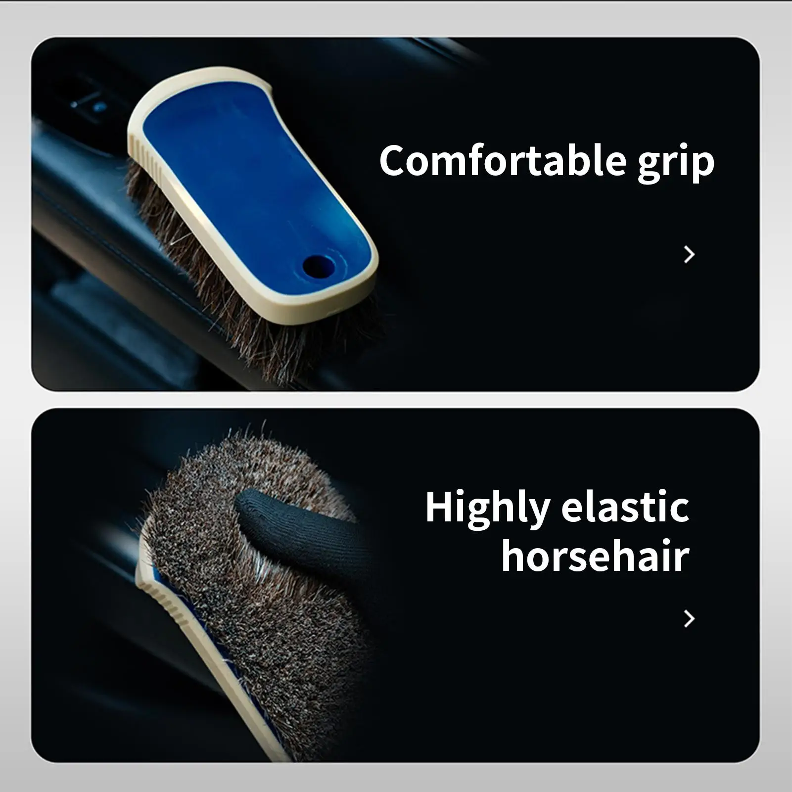 

Автомобильная щетка для интерьера, щетина из конского волоса, тряпка на руле, авто обивка, щетка для пыли для владельцев автомобилей, седана, грузовика, внедорожника, автофургона