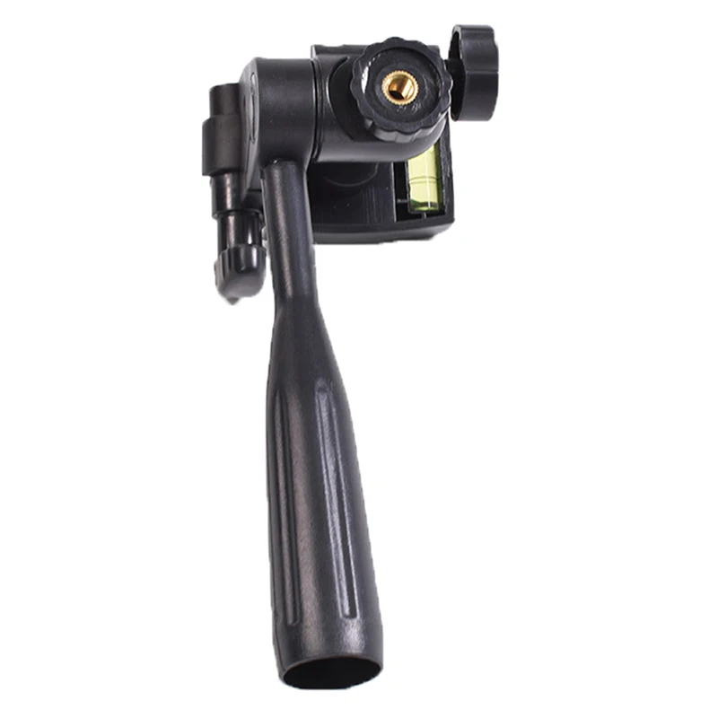 Mobile Phone With Handle Pan Tilt Laser Level Instrument Board Tripod Head Plastic Adapter Accessories With Arm Bracket