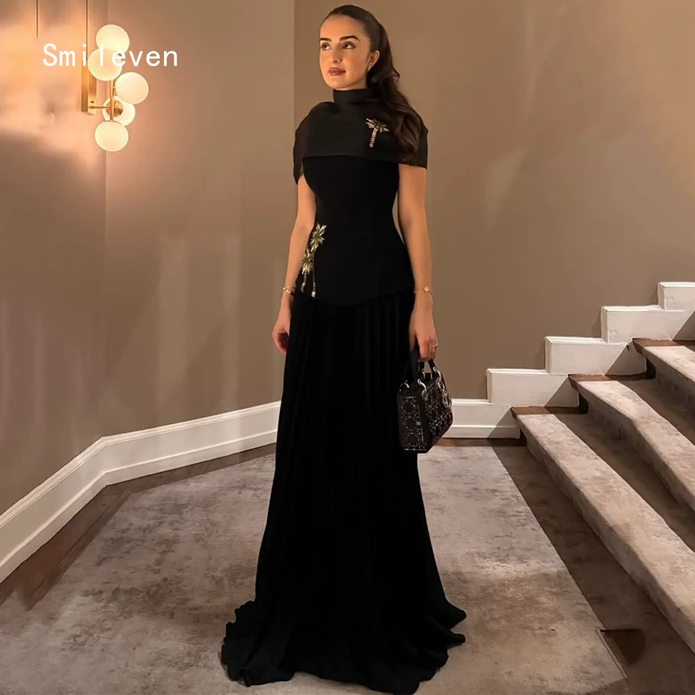 

Smileven Luxury 3D Mermaid Prom Dress High Neck Party Gowns Appliques Cultivating Oneself Formal Occassion Dress Customized 2026