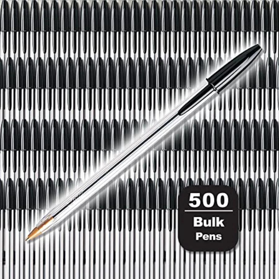 

Cristal Xtra Smooth Ballpoint Pens Medium Point 1.0mm 500-Count Box Extra Smooth and Reliable Ballpoint Pens
