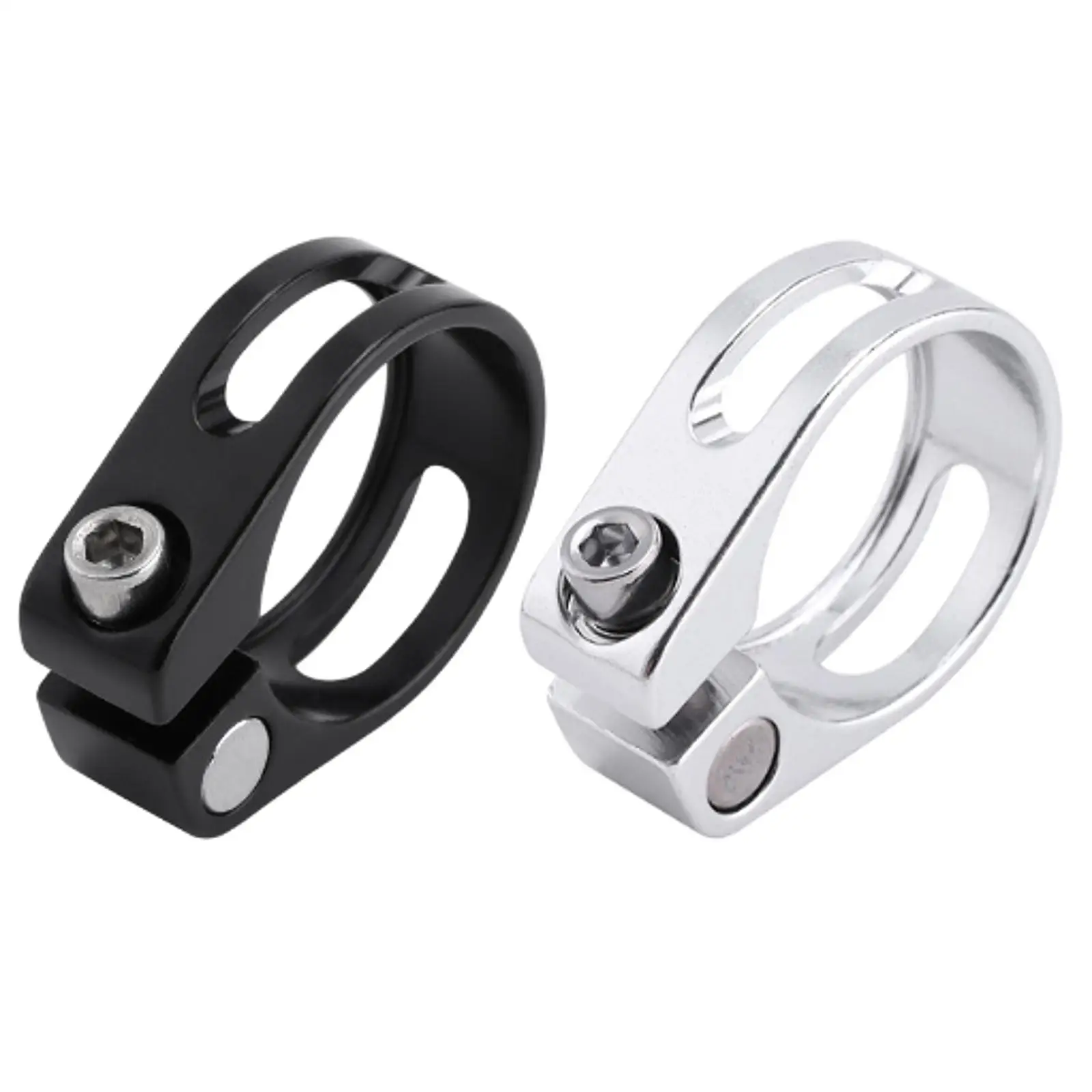 Braçadeira para espigão de bicicleta, peças para bicicletas de estrada de montanha, premium, oco, universal, leve, de alta resistência, clipe de tubo de assento 31.8mm