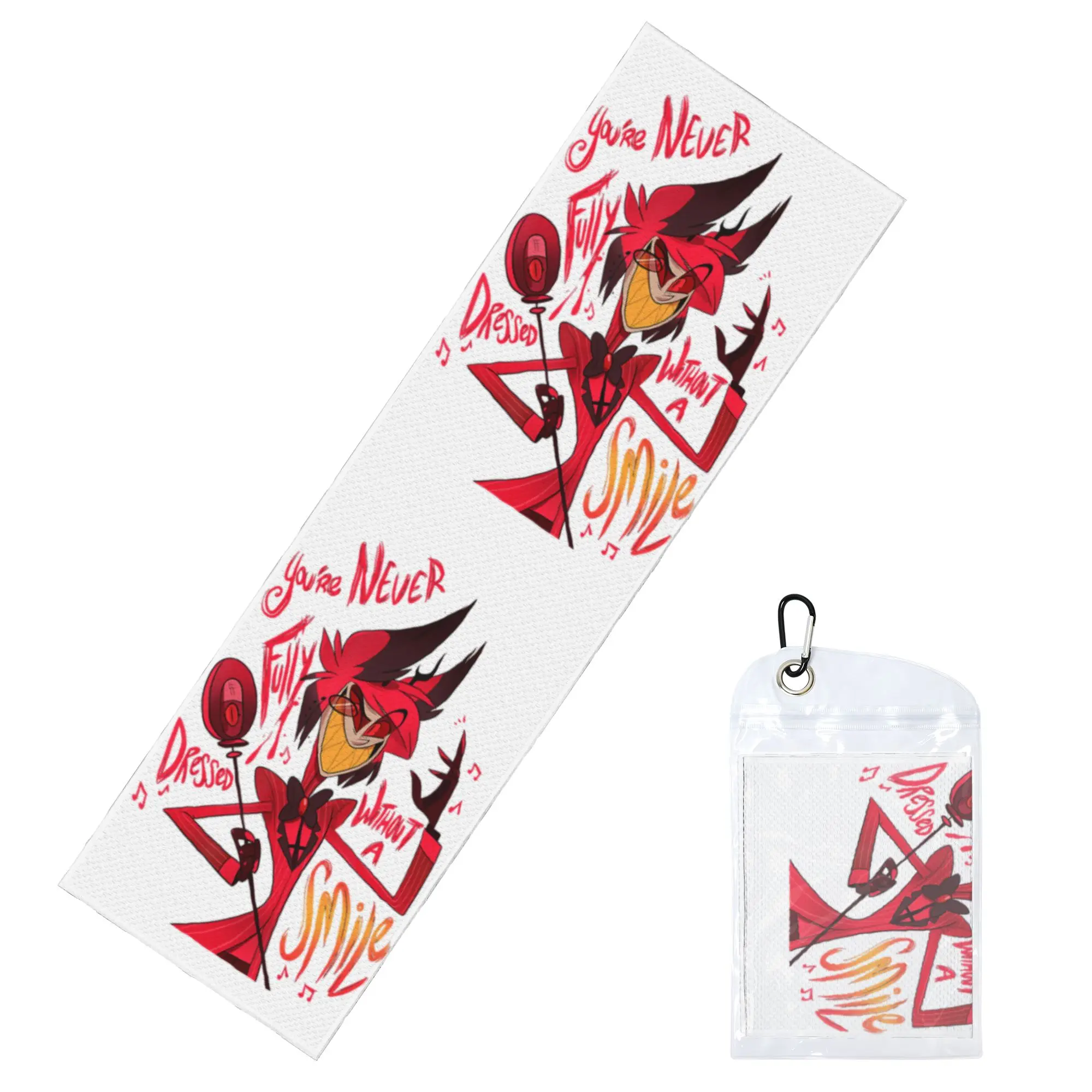 Animated Horror Musical Helluva Boss Cold Exercise Towel  Yoga And Fitness Running Outdoor Activities Travelling Camping Towels