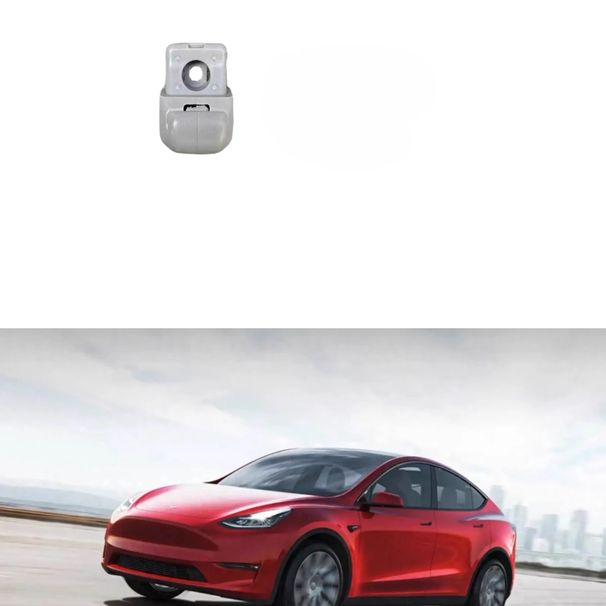 

2017-2020 Tesla Model 3 main driver sun visor co-pilot makeup mirror buckle fixed magnetic clip