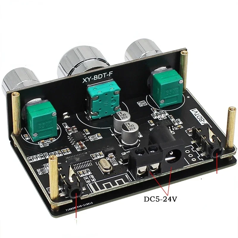 SOTAMIA Bluetooth 5.1 Dual NE5532 Preamplifier Tone Board Tweeter Bass Tone Control Home Theater Audio Preamp Support Sinilink