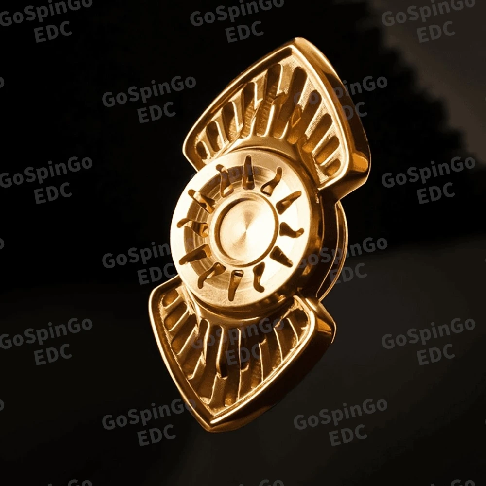 YESNO EDC RA النحاس الفولاذ المقاوم للصدأ تململ سبينر ألعاب متململة للبالغين أدوات تخفيف القلق التصاميم الأصلية