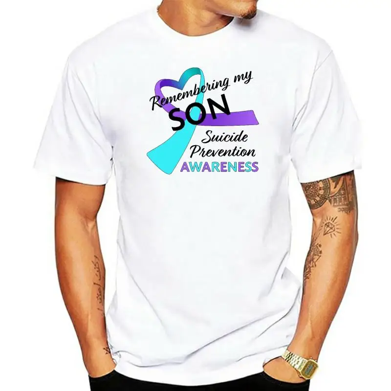 Inktastic Remembering My Son- Suicide Prevention Awareness Women'S T-Shirt Child Cool Gift Personality Tee Shirt