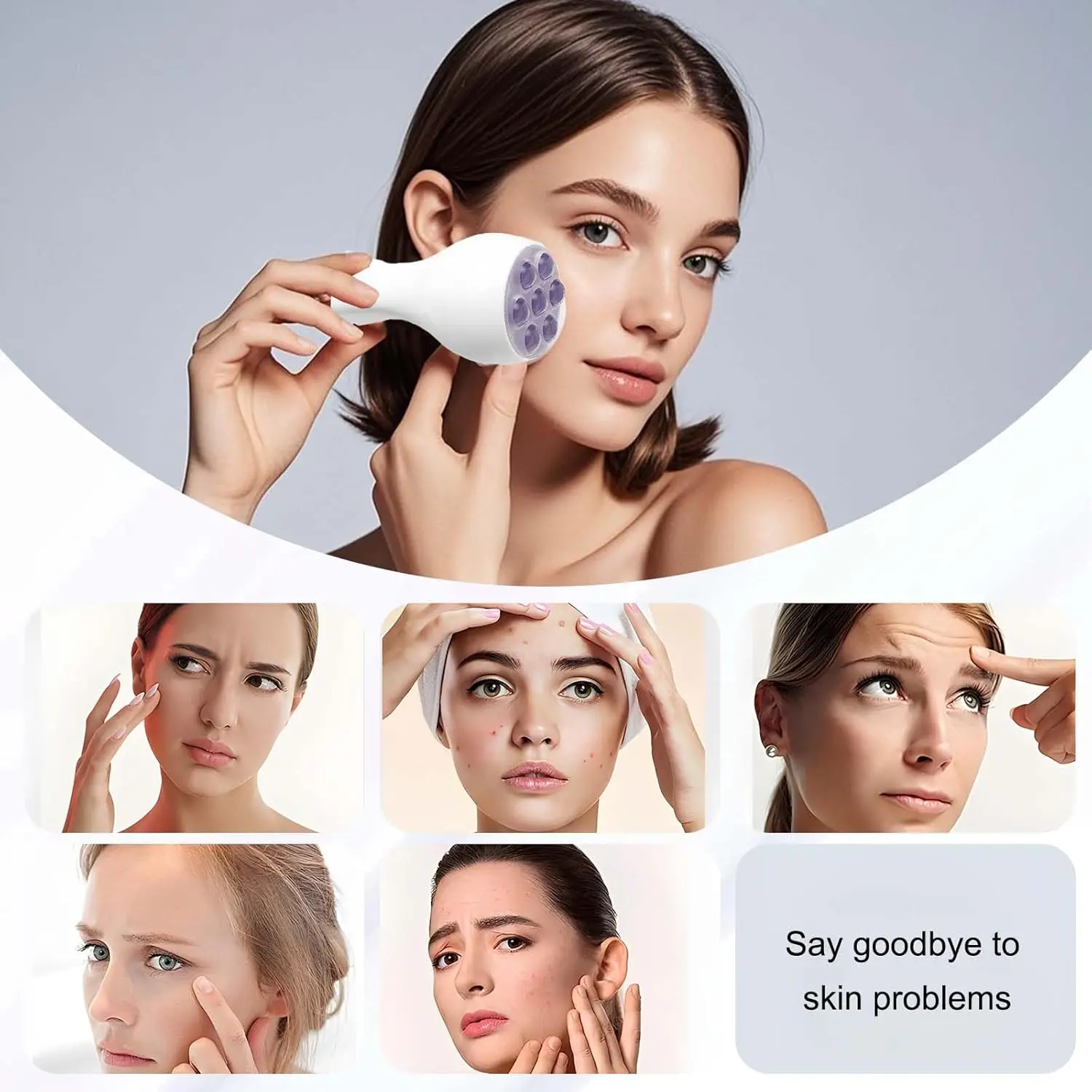 360 درجة تدوير يده الكرة مدلك اليشم حبة الكرة كامل الجسم العضلات الاسترخاء المحمولة متعددة الوظائف أدوات مساج الأسطوانة #2