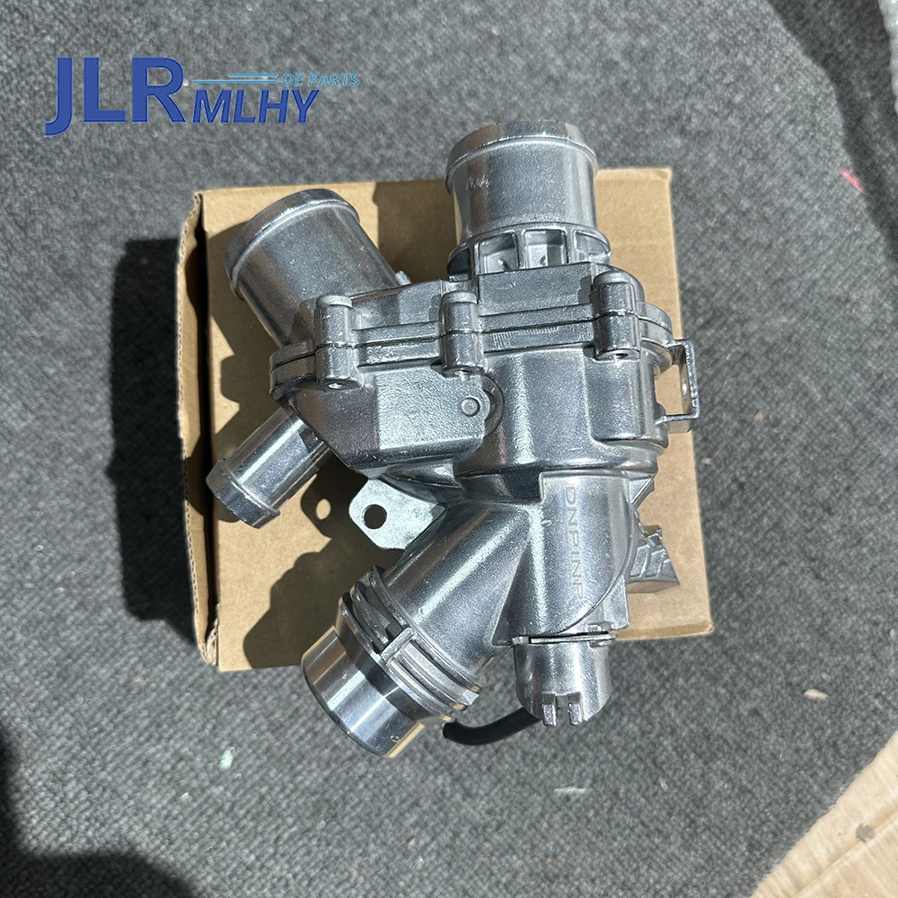 3.0 V6 aluminiowa termostat układu chłodzenia i obudowa z czujnikiem, dla Range Rover Sport odkrycie Velar LR117568 LR107288 LR095895