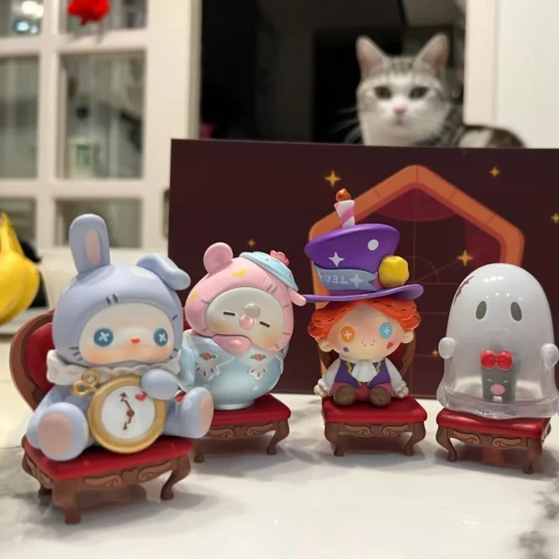 ليليث منتصف الليل حفلة الشاي سلسلة صندوق أعمى لطيف أنيمي عمل الشكل عيد ميلاد سطح المكتب زخرفة الهدايا Kawaii جمع نموذج اللعب #2