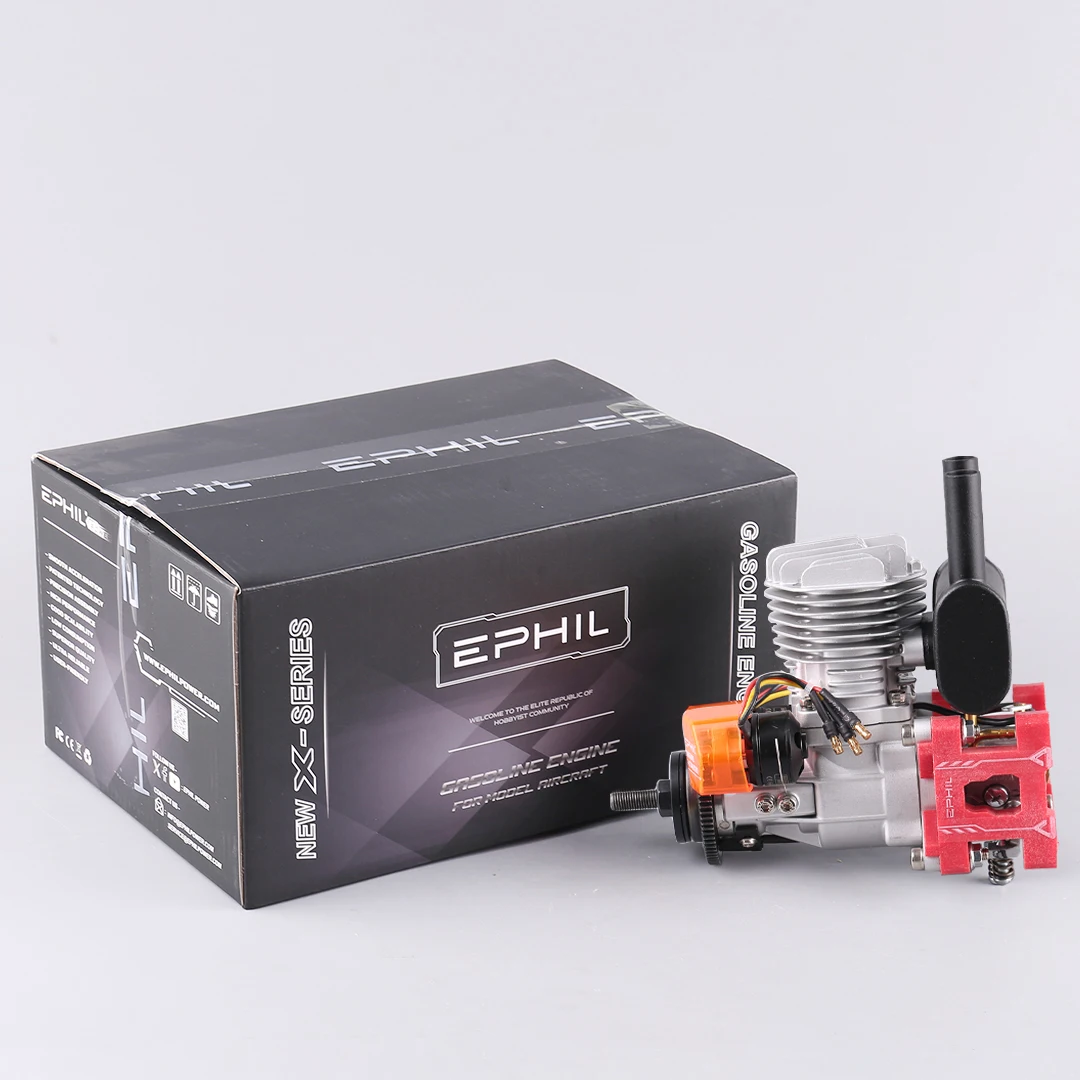 Applicable to Ephil XG-20cc-R Pro Model Aircraft Gasoline Engine Hot Fire Head Electric Starter Single Cylinder Rear Row