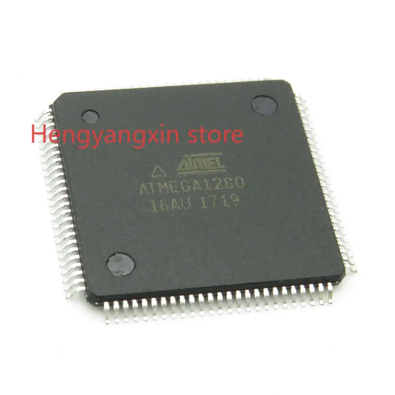 5 PCS ATMEGA1280-16AU , TQFP-100 ,  ATMEGA1280-16AUR ,8-bit Microcontrollers - MCU 128kB Flash 4kB EEPROM，New Original