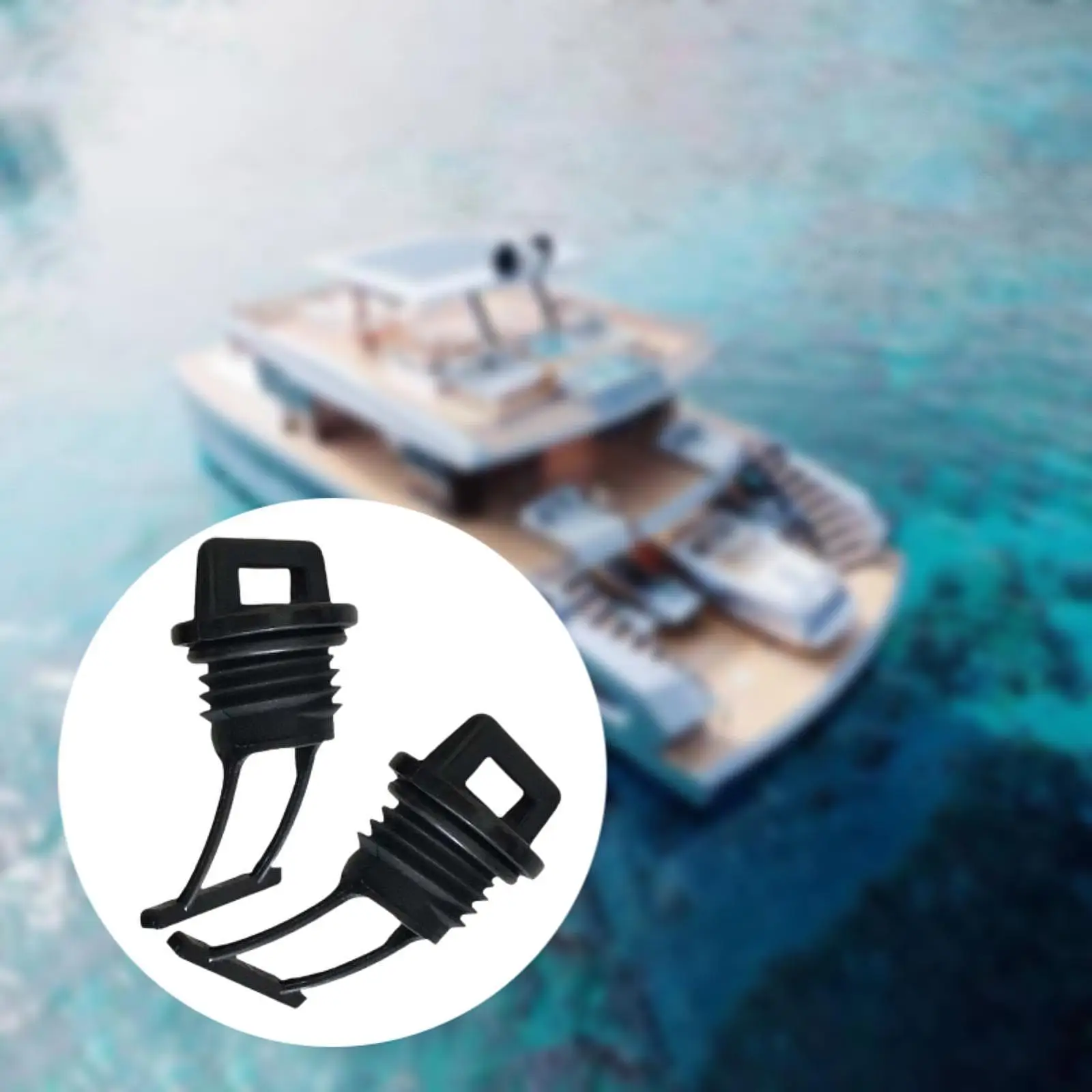 

2x Boat Drain Plugs Professional Yachts Accessory for Yamaha Waverunner