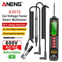 ANENG A3016 Smart Digital Pen Multimeter 4000 Counts AC/DC Voltage Resistance Retention Data Car Diagnostic Probe Detector Pen