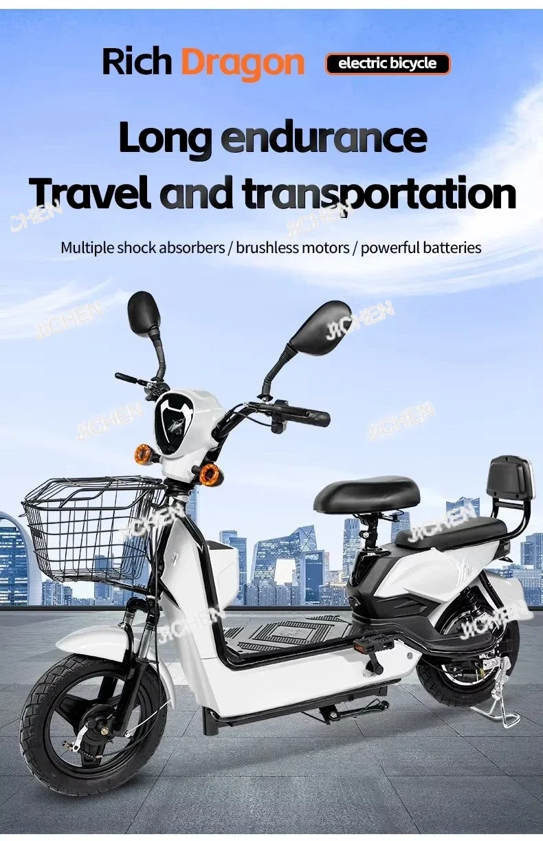 ชุดอุปกรณ์จักรยานไฟฟ้าแบบเต็มระบบกันสะเทือน HG สำหรับผู้ใหญ่ ยางอ้วน ขับขี่แบบออฟโรด