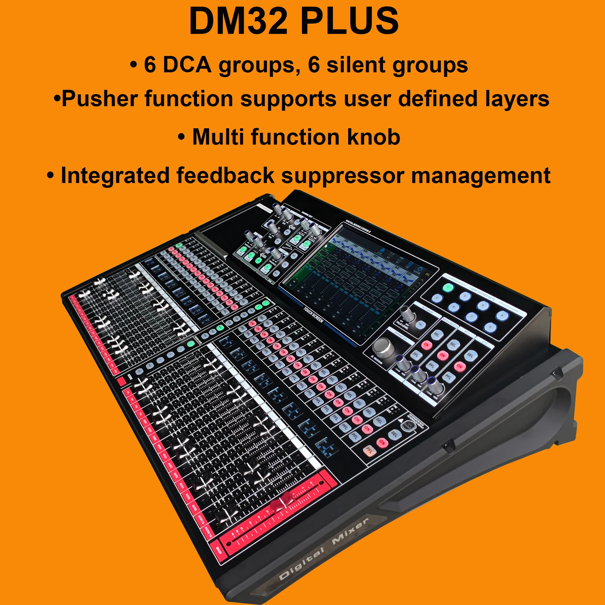 Shenndare DM32 PLUS Professional Digital mixing 32 Channel Audio Console Mixer Dj  Mixer Professional Stage Performance