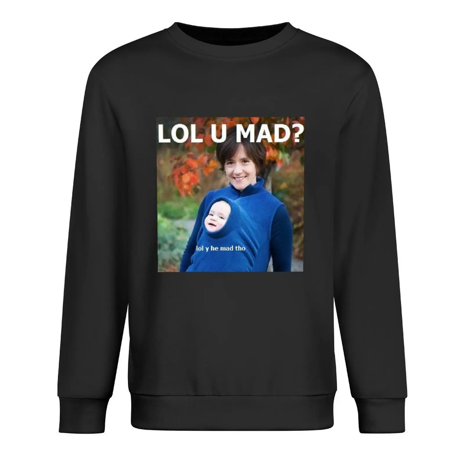 

u mad bro lol y he mad tho Pullover autumn jacket men men's sweat-shirt blouse korean clothes sweatshirts