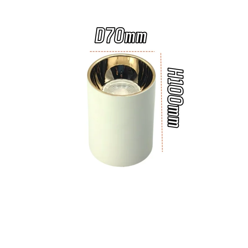 Fotografia 5: Tampa da caixa da luz de teto de alumínio gu10 mr16 módulo led redondo suporte de luz fixa quadro downlight led