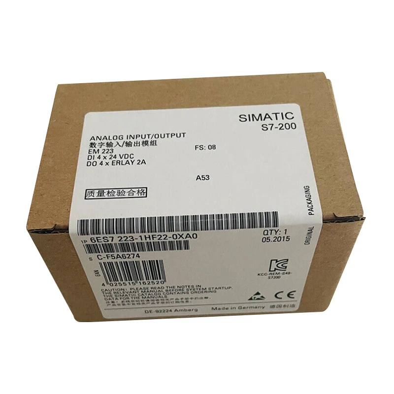 

Совершенно новый оригинальный программируемый контроллер модуля аналогового ввода 6ES7 231-0HF22-0XA0 6ES7231-0HF22-0XA0