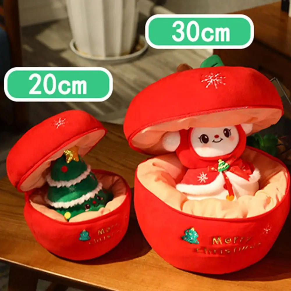 Christmas Decoration Christmas Stuffed Plush Toys Lovely Christmas Tree Santa Claus Plush Dolls Plush Peace Fruit