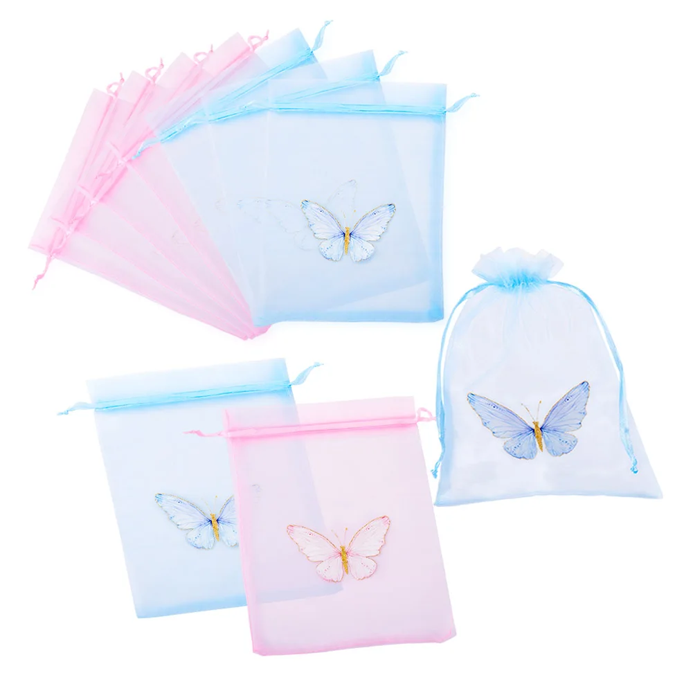 

Organza Drawstring Small Gift Bags for Party Wedding Candy Jewelry Holiday Gift Packaging DIY Jewelry Storage Wrapping Finding